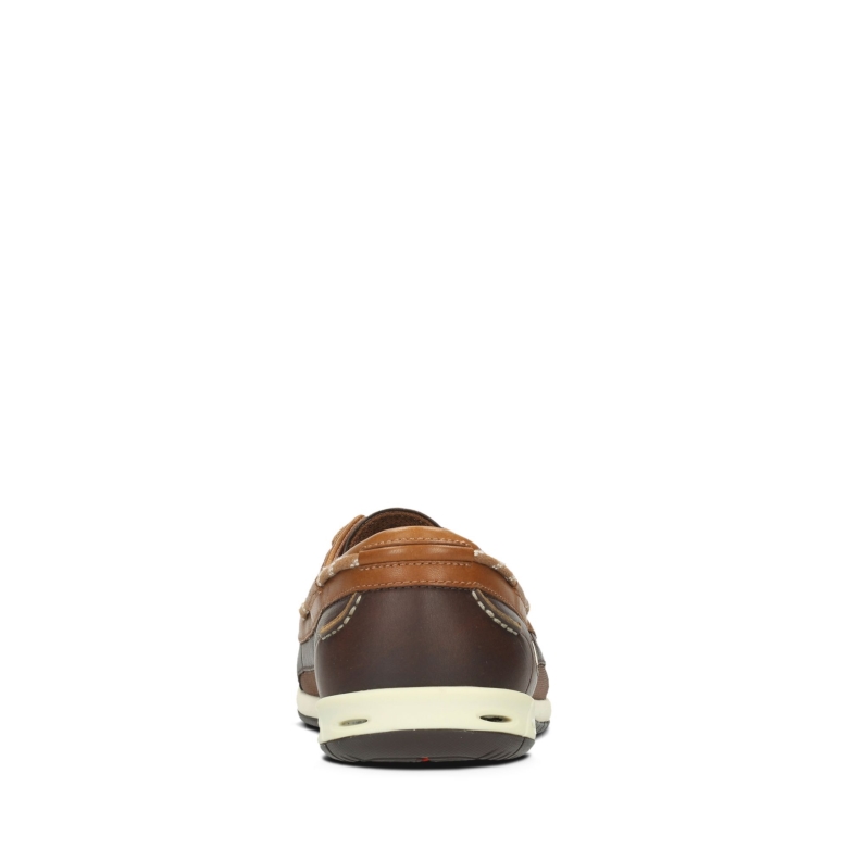 Clarks Braunes Leder Orson Hafen
