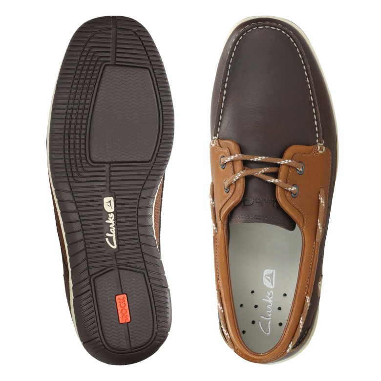 Clarks Braunes Leder Orson Hafen