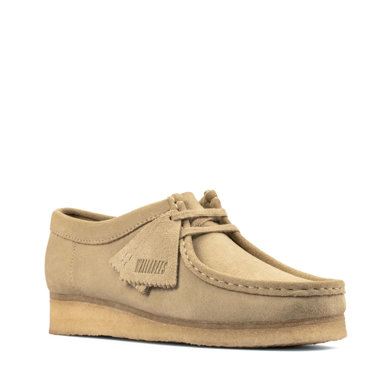 Clarks Ahorn Wildlederwallabee