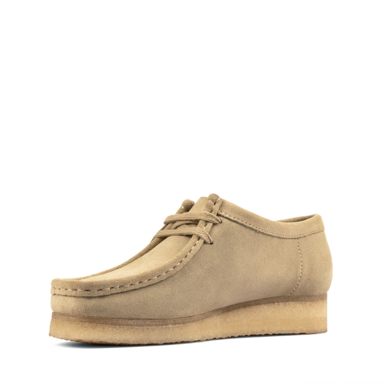 Clarks Ahorn Wildlederwallabee