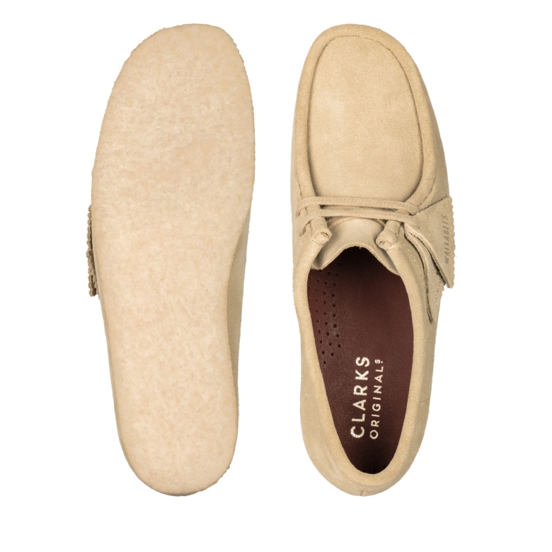 Clarks Ahorn Wildlederwallabee