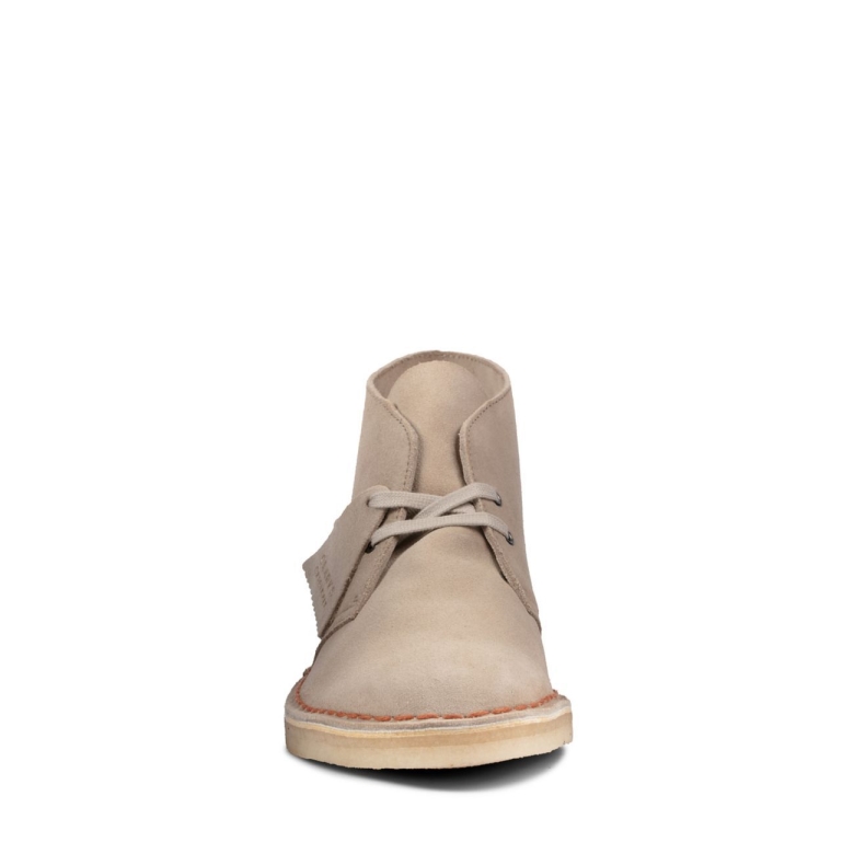 Wüstenstiefel Aus Sandfarbenem Wildleder Clarks