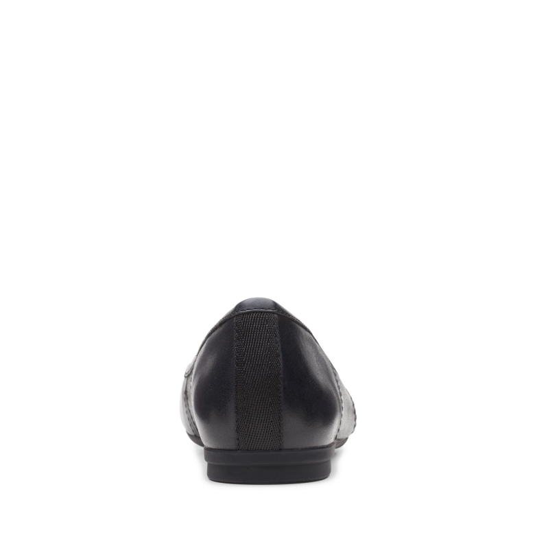 Canebay Plain Clarks Schwarzes Leder