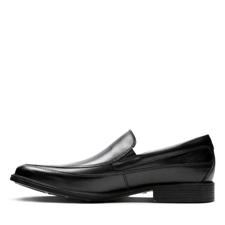 Clarks Tilden Freies Schwarzes Leder