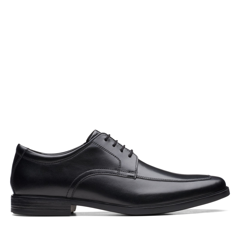 Howard-schürze Aus Schwarzem Leder Clarks