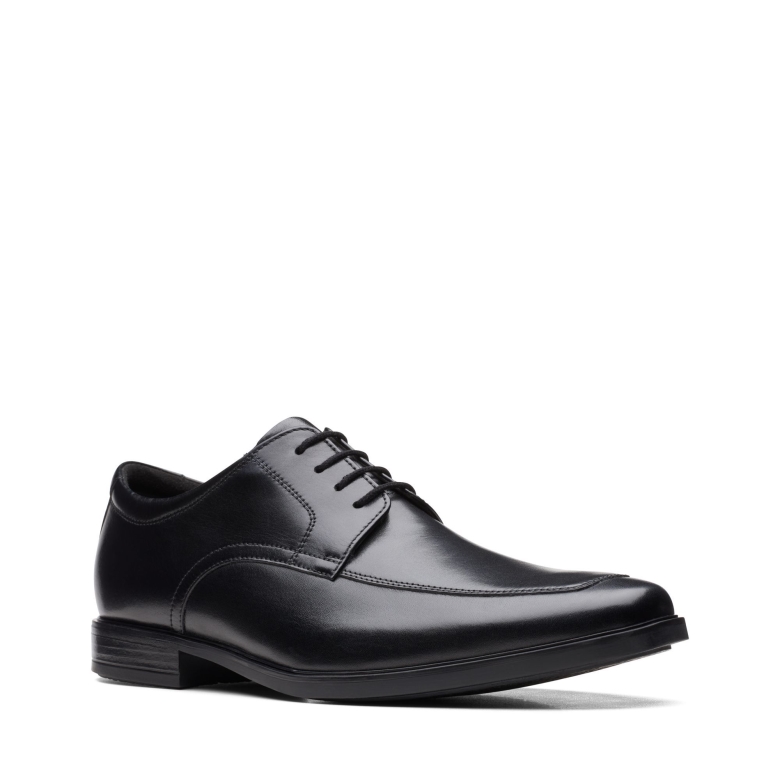 Howard-schürze Aus Schwarzem Leder Clarks