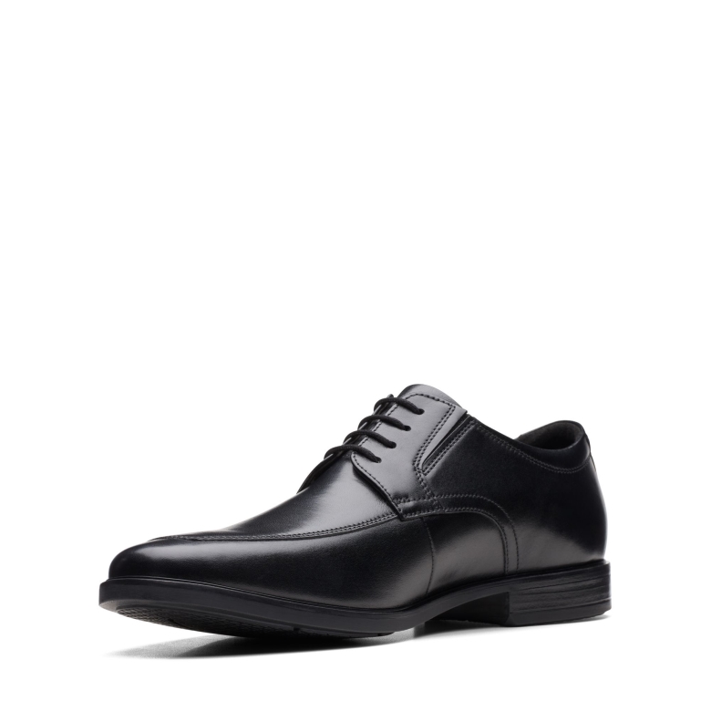 Howard-schürze Aus Schwarzem Leder Clarks