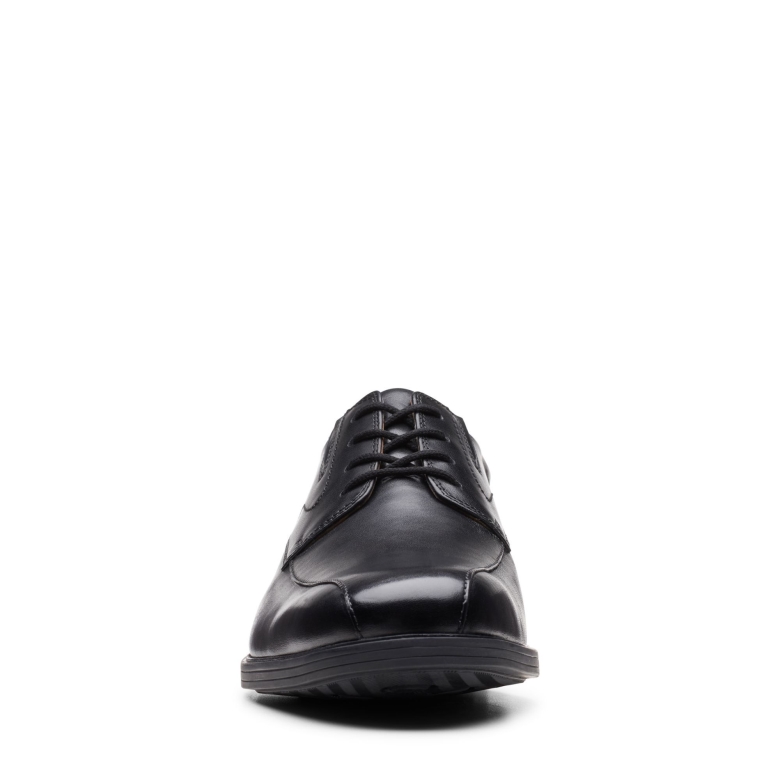 Clarks Whiddon Pace Schwarzes Leder