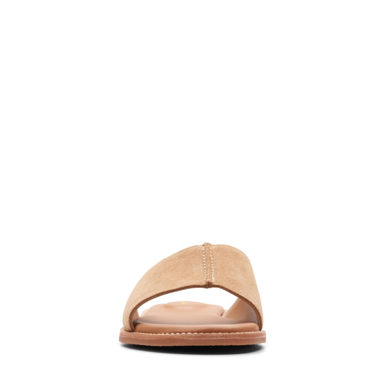 Karsea Mule Aus Hellbraunem Wildleder Von Clarks