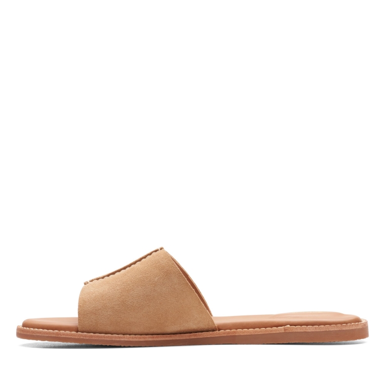 Karsea Mule Aus Hellbraunem Wildleder Von Clarks