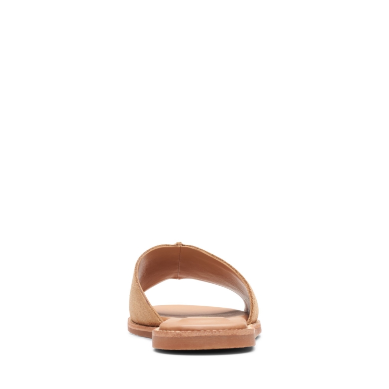 Karsea Mule Aus Hellbraunem Wildleder Von Clarks