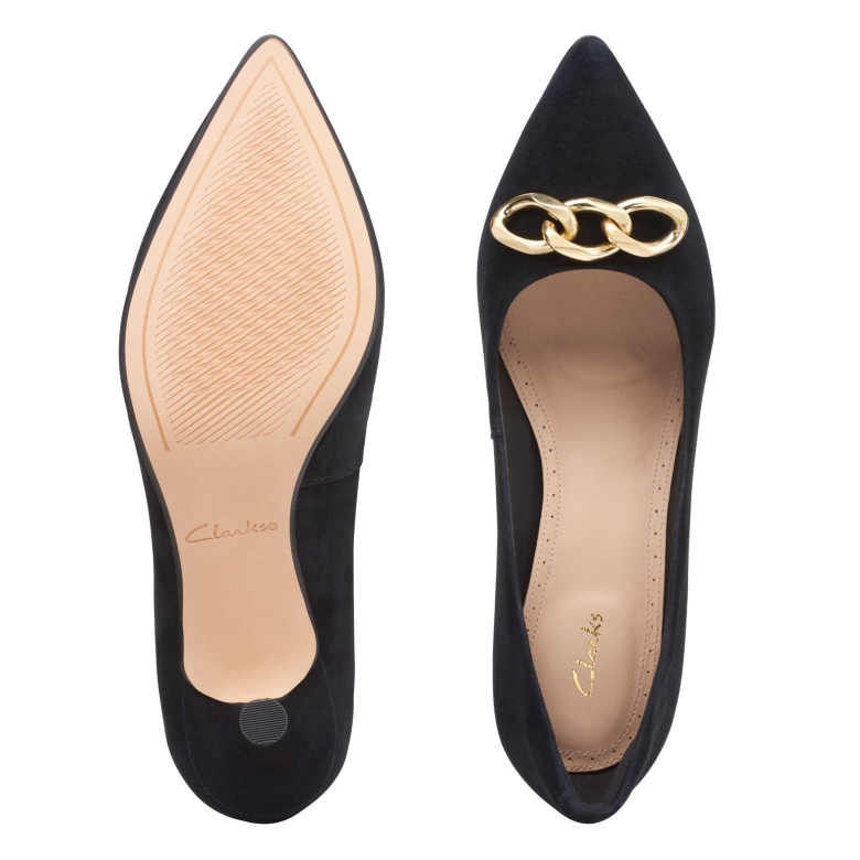 Clarks Schwarz Sde Violett 55 Trim