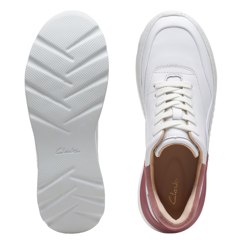 Weiße Rose Kombi Clarks Sprint Lite Spitze