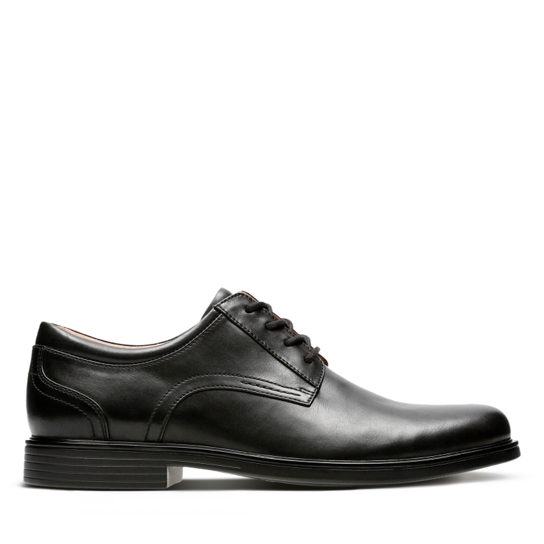 Un Aldric Lace Clarks Schwarzes Leder