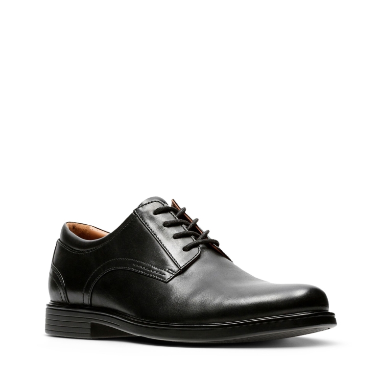 Un Aldric Lace Clarks Schwarzes Leder