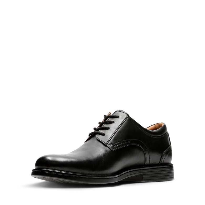 Un Aldric Lace Clarks Schwarzes Leder