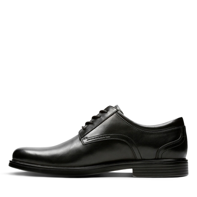Un Aldric Lace Clarks Schwarzes Leder
