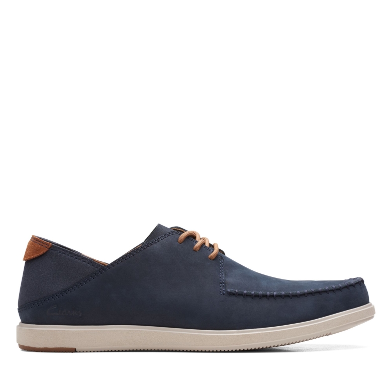 Bratton-krawatte Clarks Marineblaues Nubuk