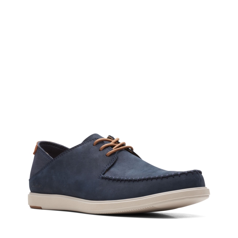 Bratton-krawatte Clarks Marineblaues Nubuk