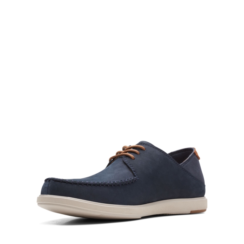 Bratton-krawatte Clarks Marineblaues Nubuk