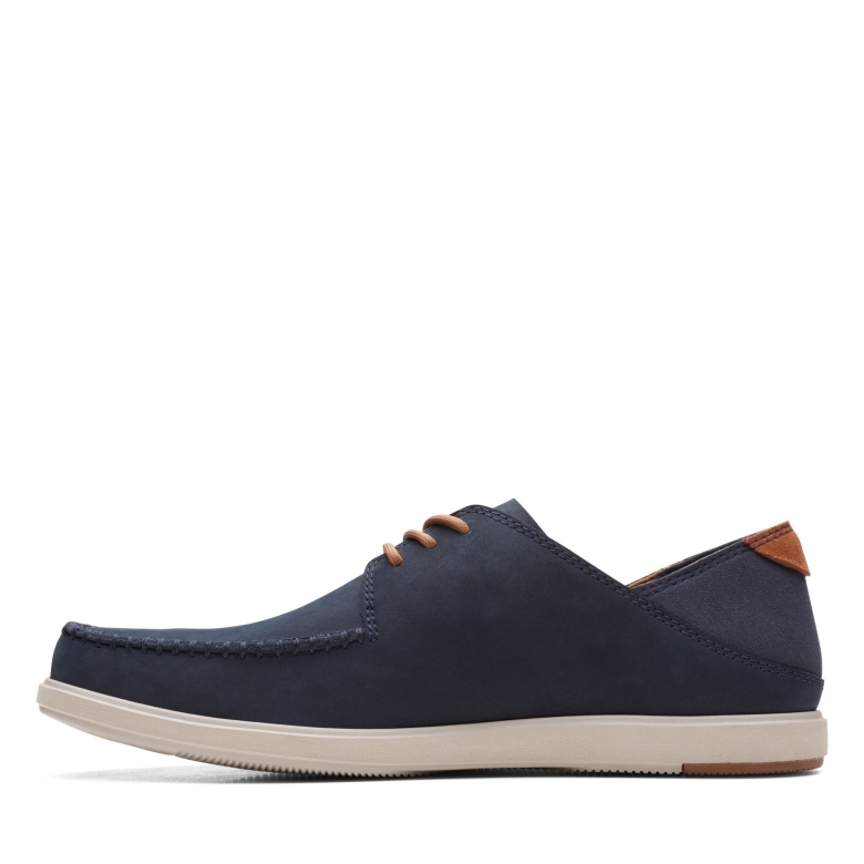 Bratton-krawatte Clarks Marineblaues Nubuk