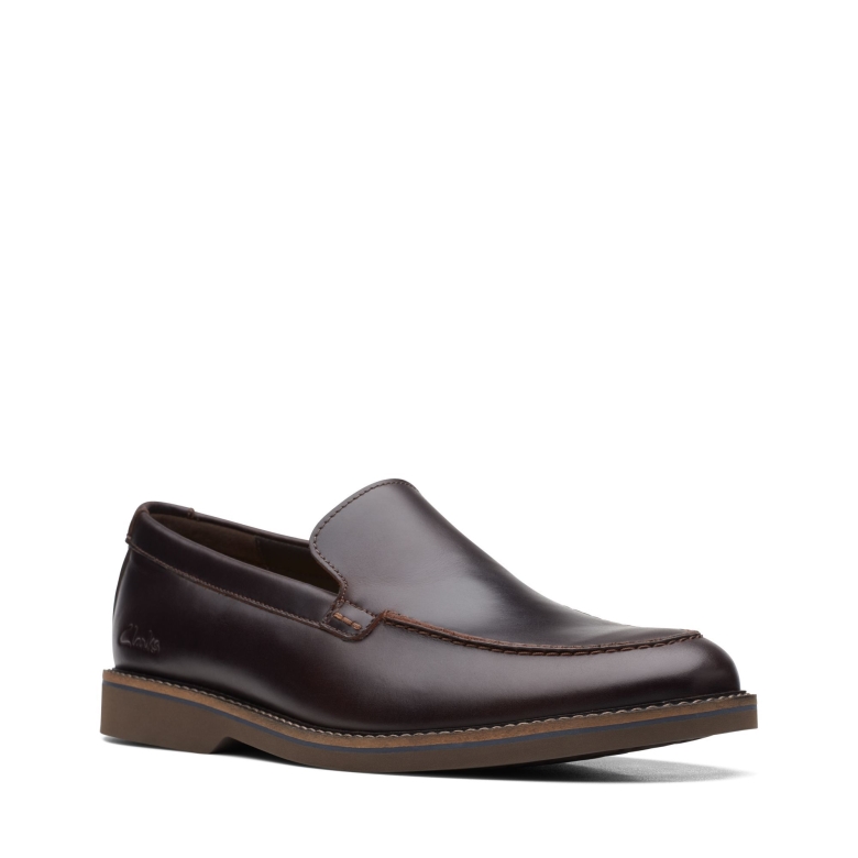 Clarks Mittelbrauner Blattatticuslt-rand