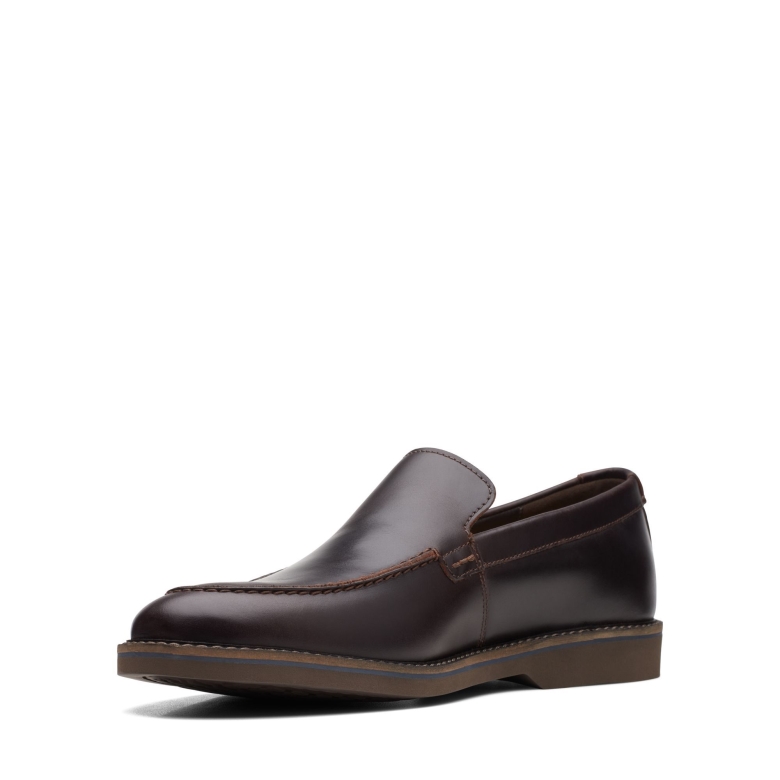 Clarks Mittelbrauner Blattatticuslt-rand
