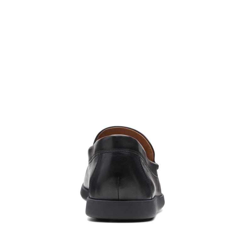 Clarks Ferius Creek Schwarzes Leder