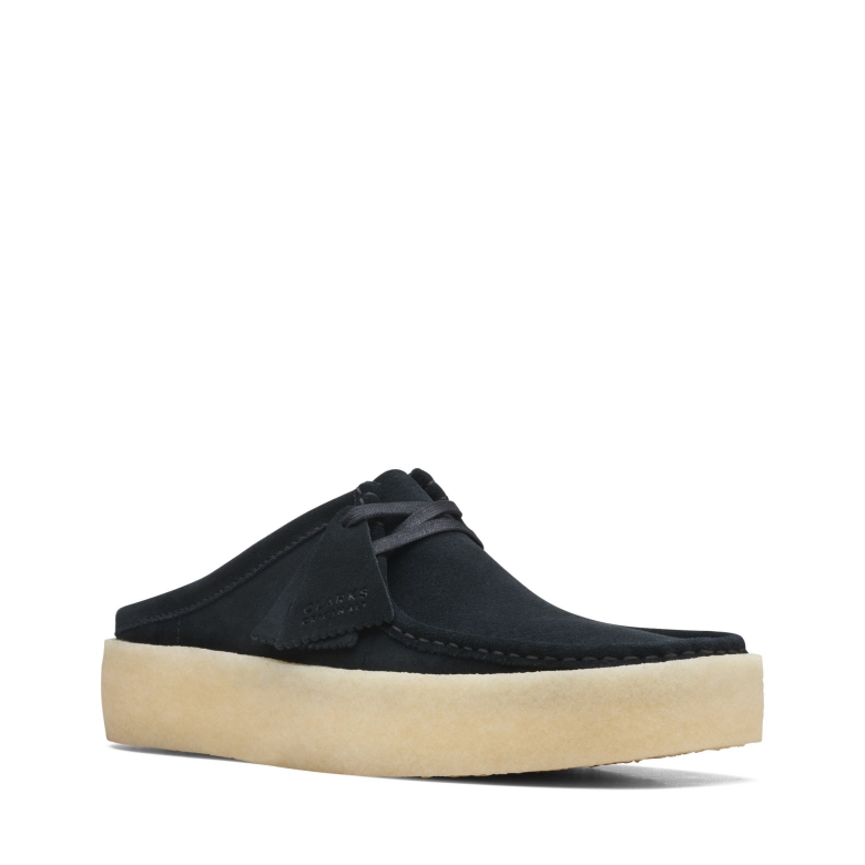 Wallabee Cup Lo Schwarz Wlined Sde Clarks