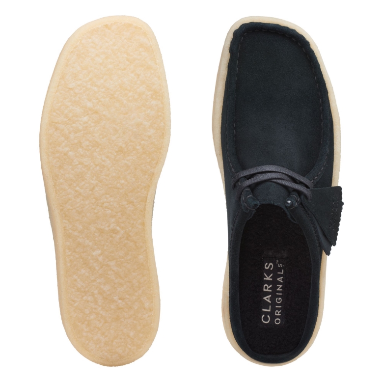 Wallabee Cup Lo Schwarz Wlined Sde Clarks