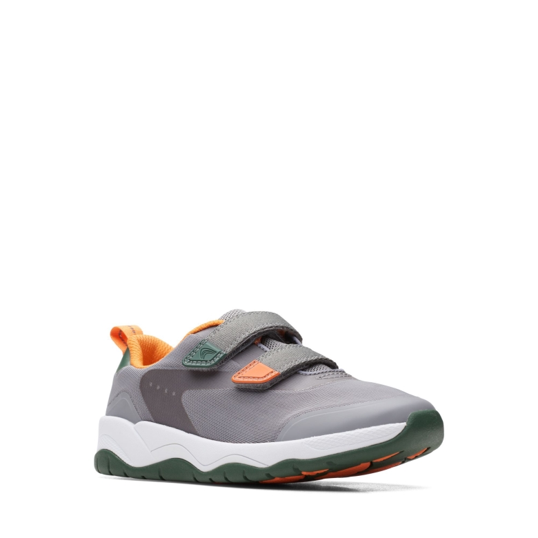 Grauer Kombi-clowder Race K Clarks