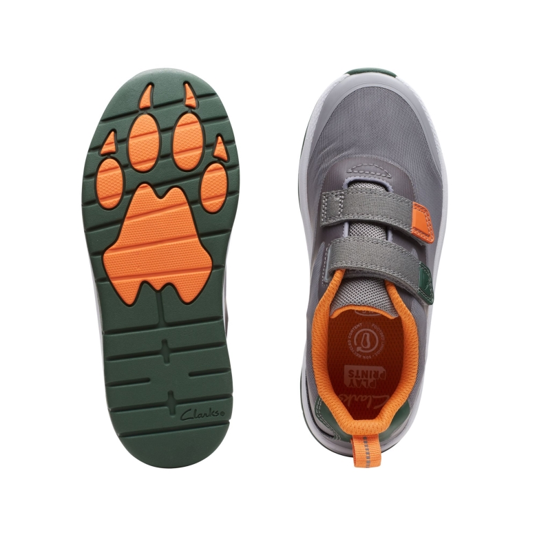 Grauer Kombi-clowder Race K Clarks