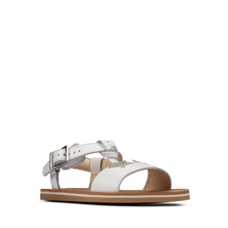 Finch Sommer K Weißes Leder Clarks