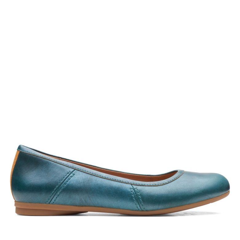 Teal Canebay Plain Clarks