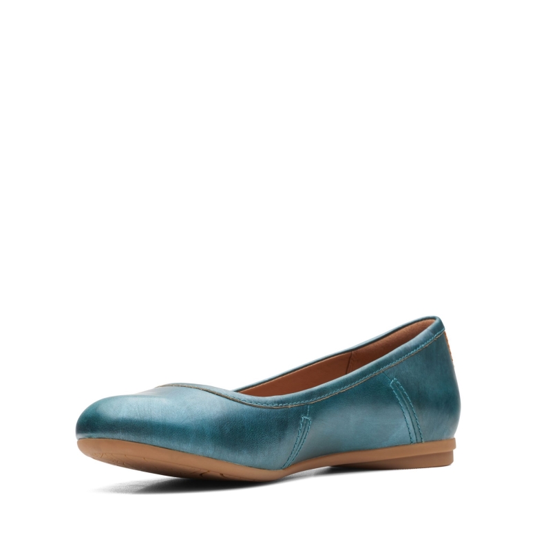 Teal Canebay Plain Clarks