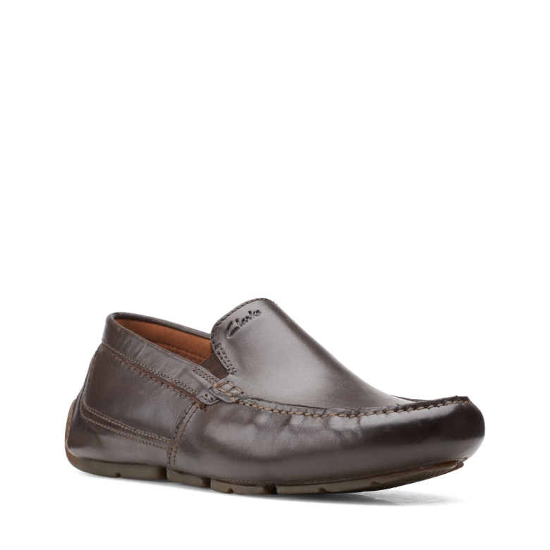 Markman Plain Clarks Dunkelbraunes Leder