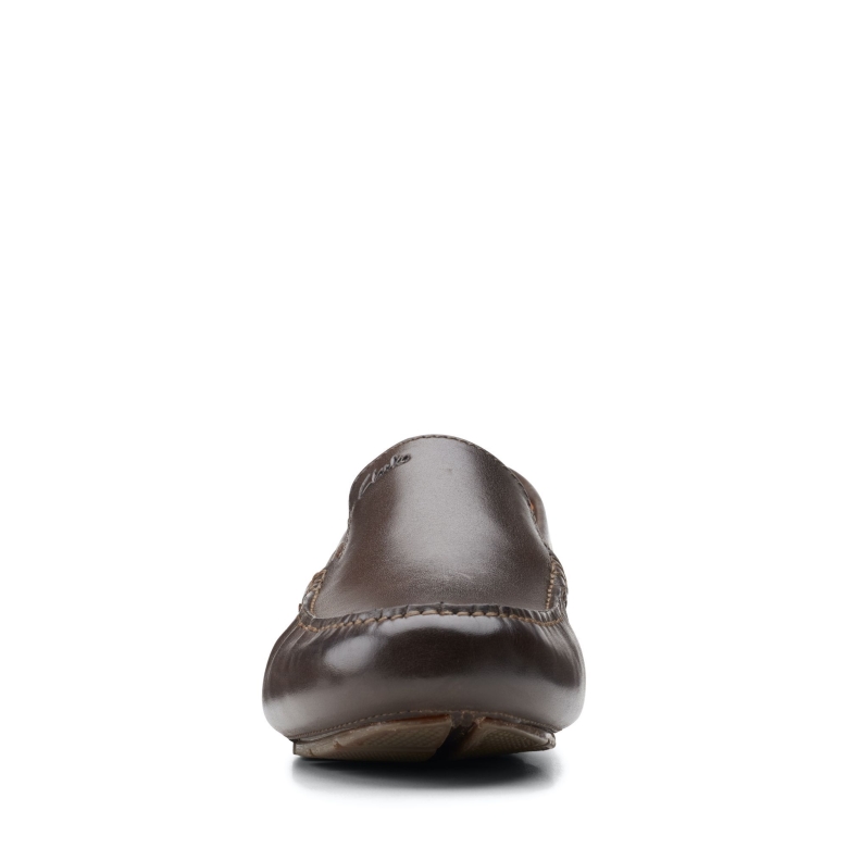 Markman Plain Clarks Dunkelbraunes Leder