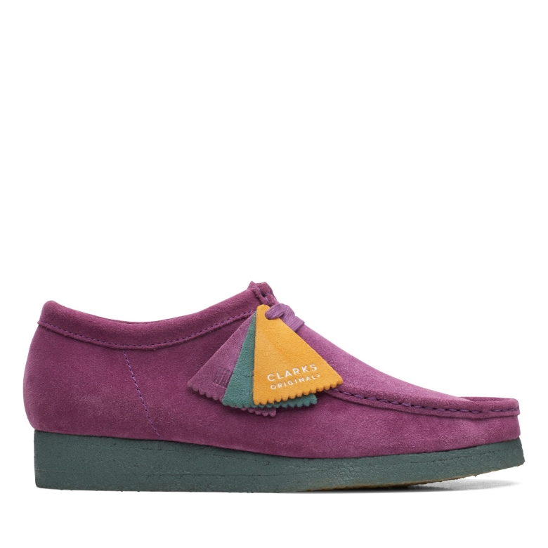 Wallabee Clarks Lila/grün