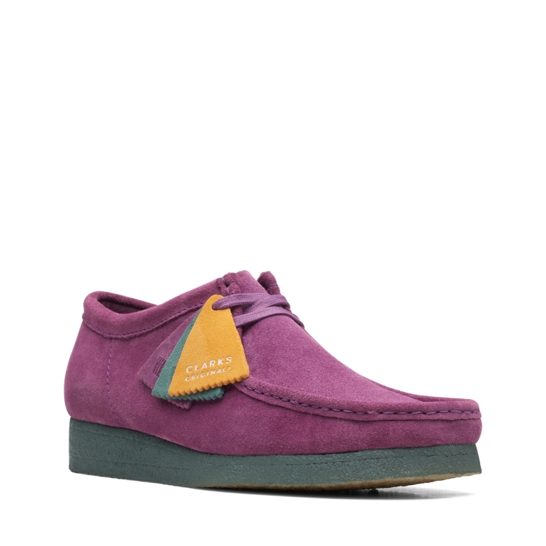 Wallabee Clarks Lila/grün