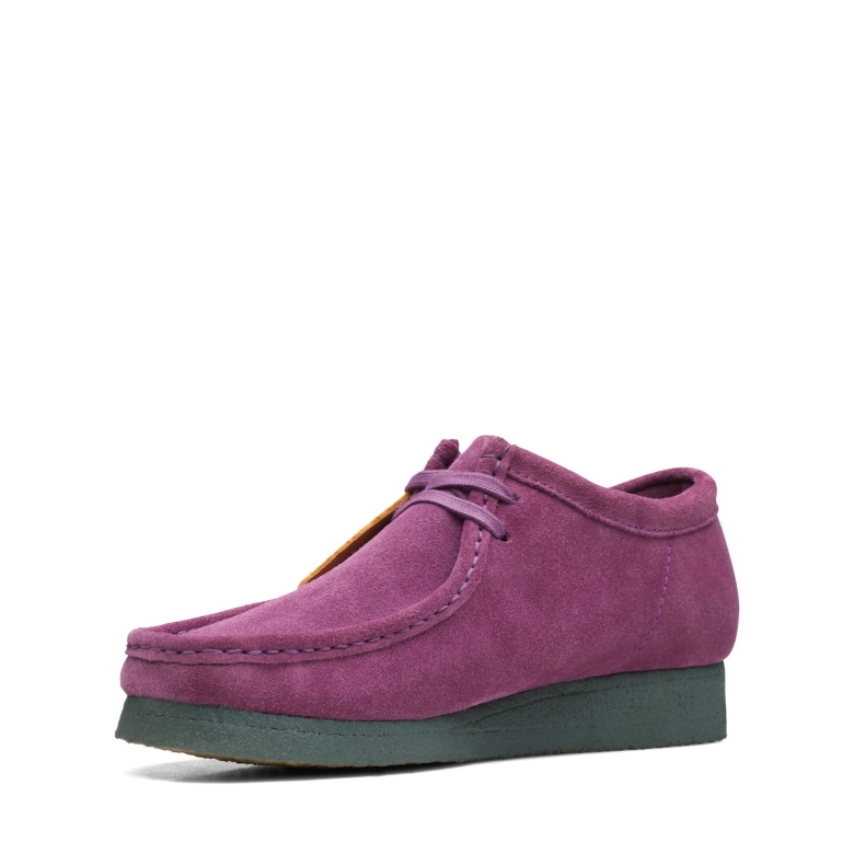 Wallabee Clarks Lila/grün