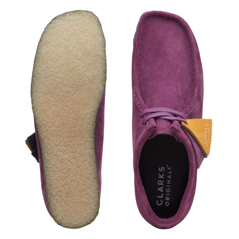 Wallabee Clarks Lila/grün