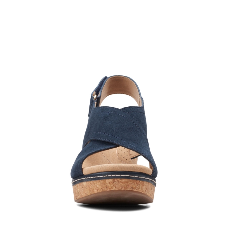 Giselle Cove Navy Wildleder Clarks