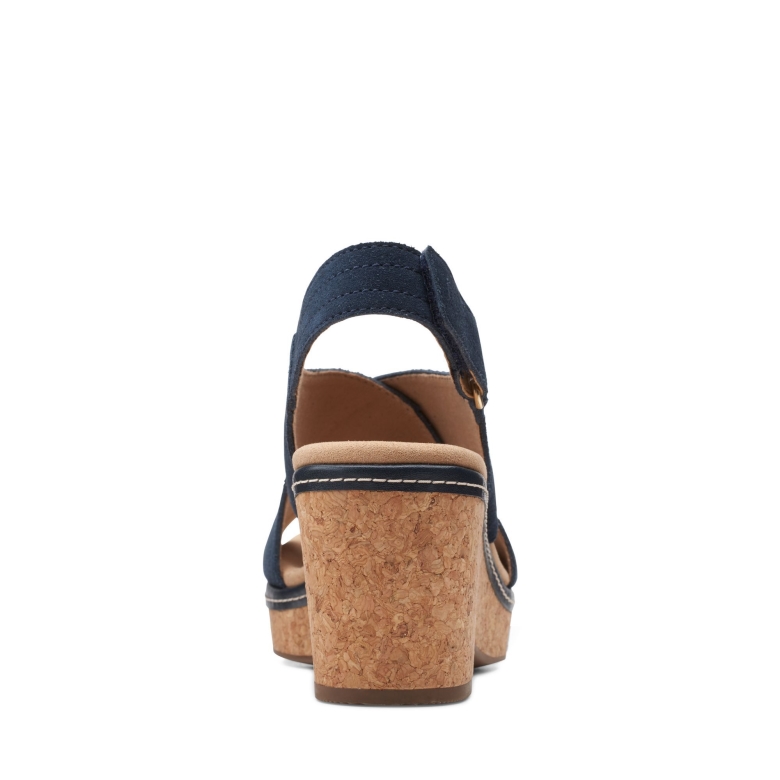 Giselle Cove Navy Wildleder Clarks