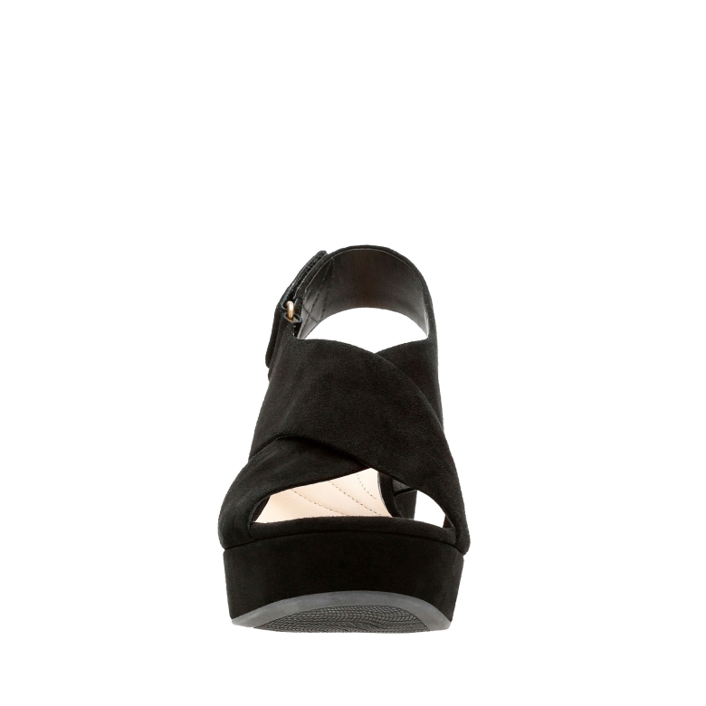 Clarks Maritsa Lara Schwarzes Wildleder