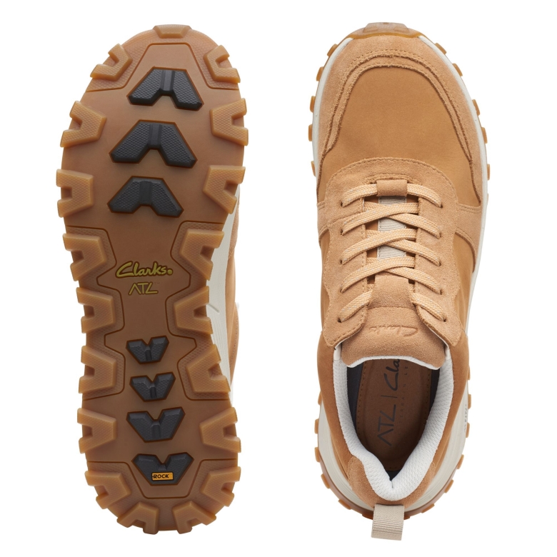 Atl Trek Free Wp Clarks Hellbraunes Nubukleder