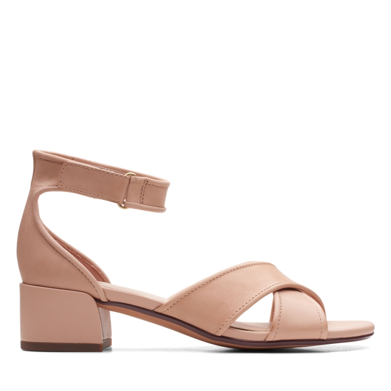 Caroleigh Rise Clarks Dunkelrotes Lea