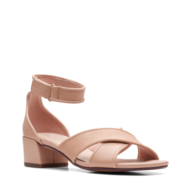 Caroleigh Rise Clarks Dunkelrotes Lea