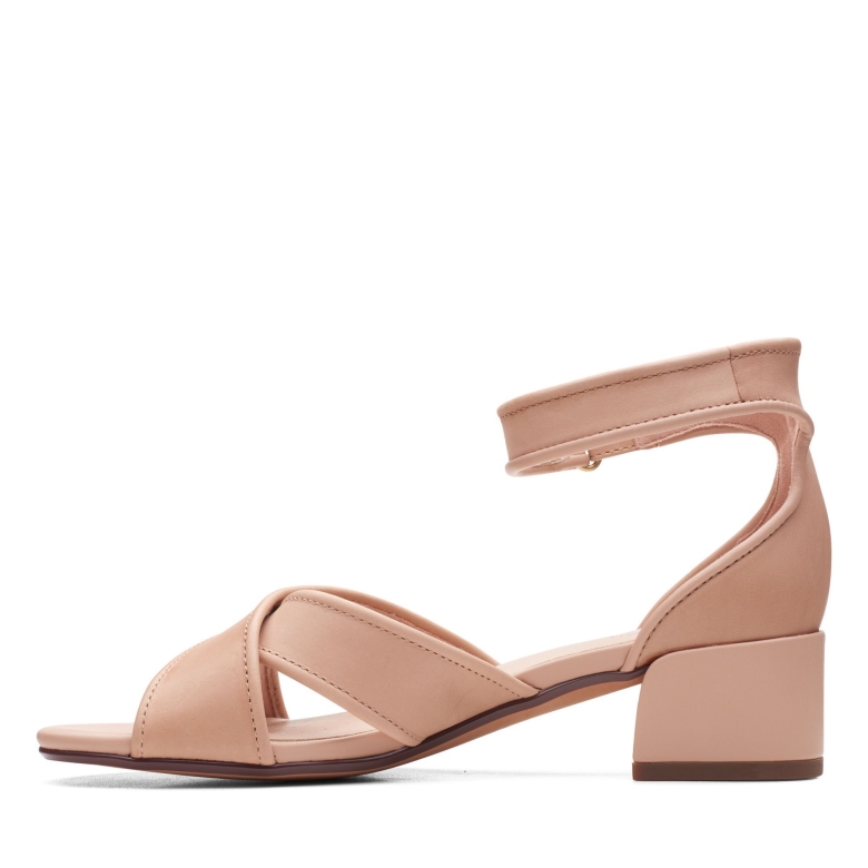 Caroleigh Rise Clarks Dunkelrotes Lea