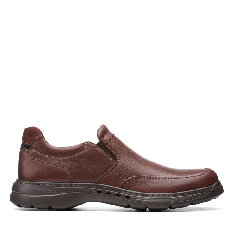 Mahoga Ny Leder Clarks Un Brawley Step