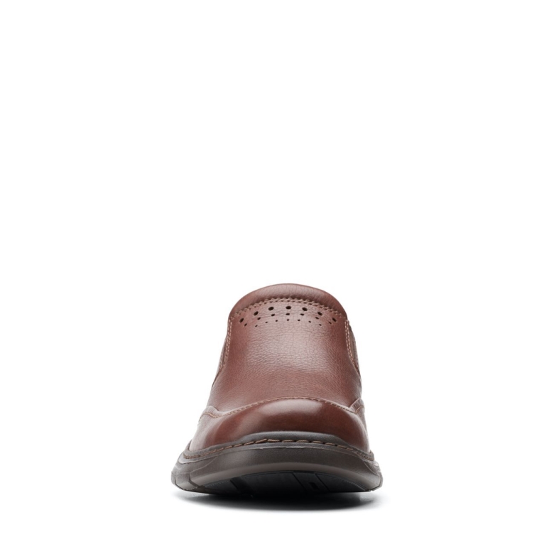 Mahoga Ny Leder Clarks Un Brawley Step
